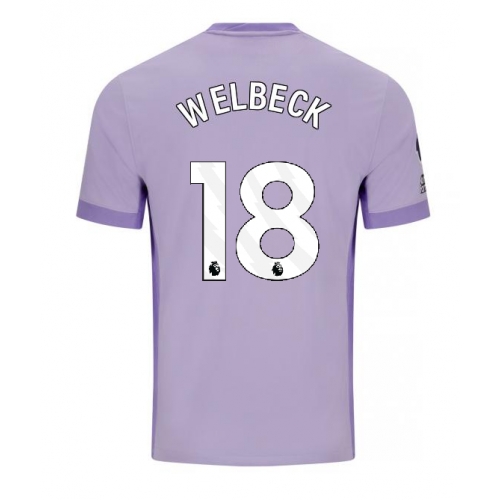 Billige Fotballdrakt Brighton Danny Welbeck #18 Replika Bortedrakt 2025-26 Kortermet Billige Fotballdrakt Brighton Danny Welbeck #18 Replika Bortedrakt 2025-26 Kortermet